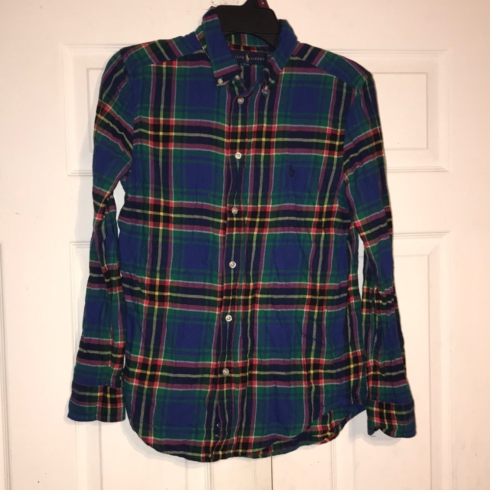 Girl’s Plaid Ralph Lauren Top
